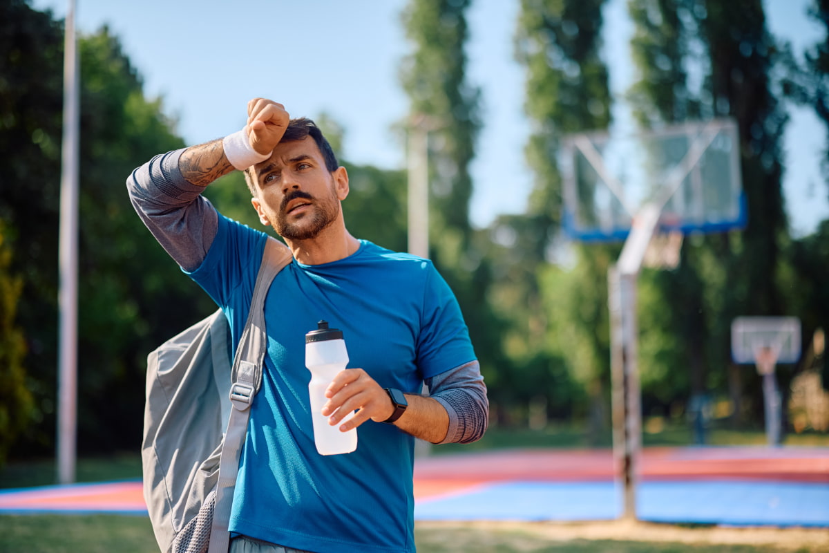 Przeziębienie u sportowca