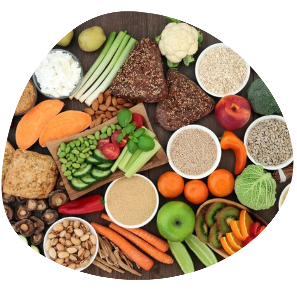 High-fibre-food