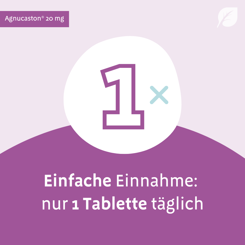 1 Tablette täglich einnehmen