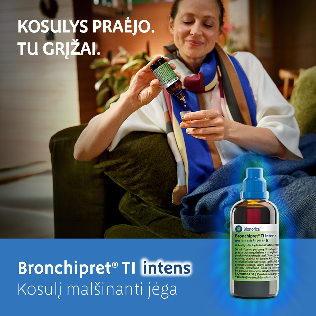 Hosta, gerklės skausmas, bronkitas? Bronchipret®