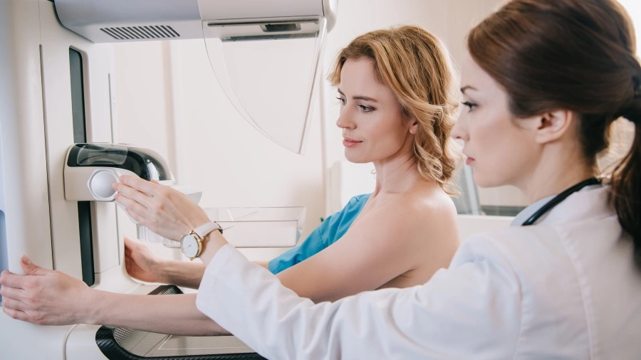 attentive-radiographer-adjusting