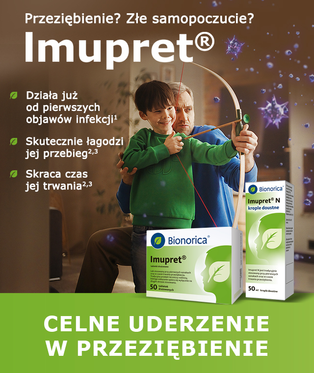 Imupret Przeziebienie Mobilizuje organizm do walki z wirusami