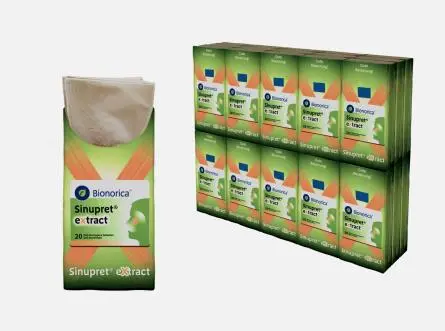 Taschentücher mit Bionorica Branding