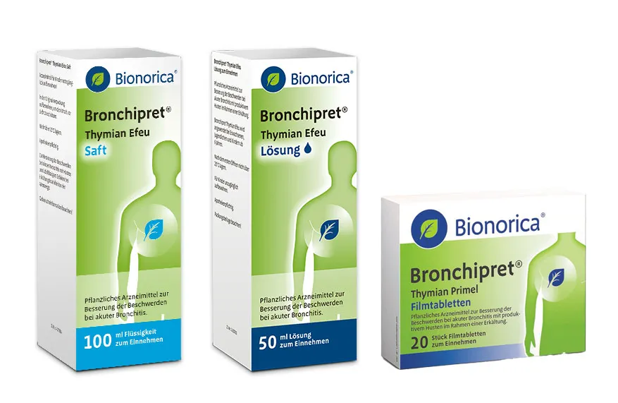 Bronchipret Packshots