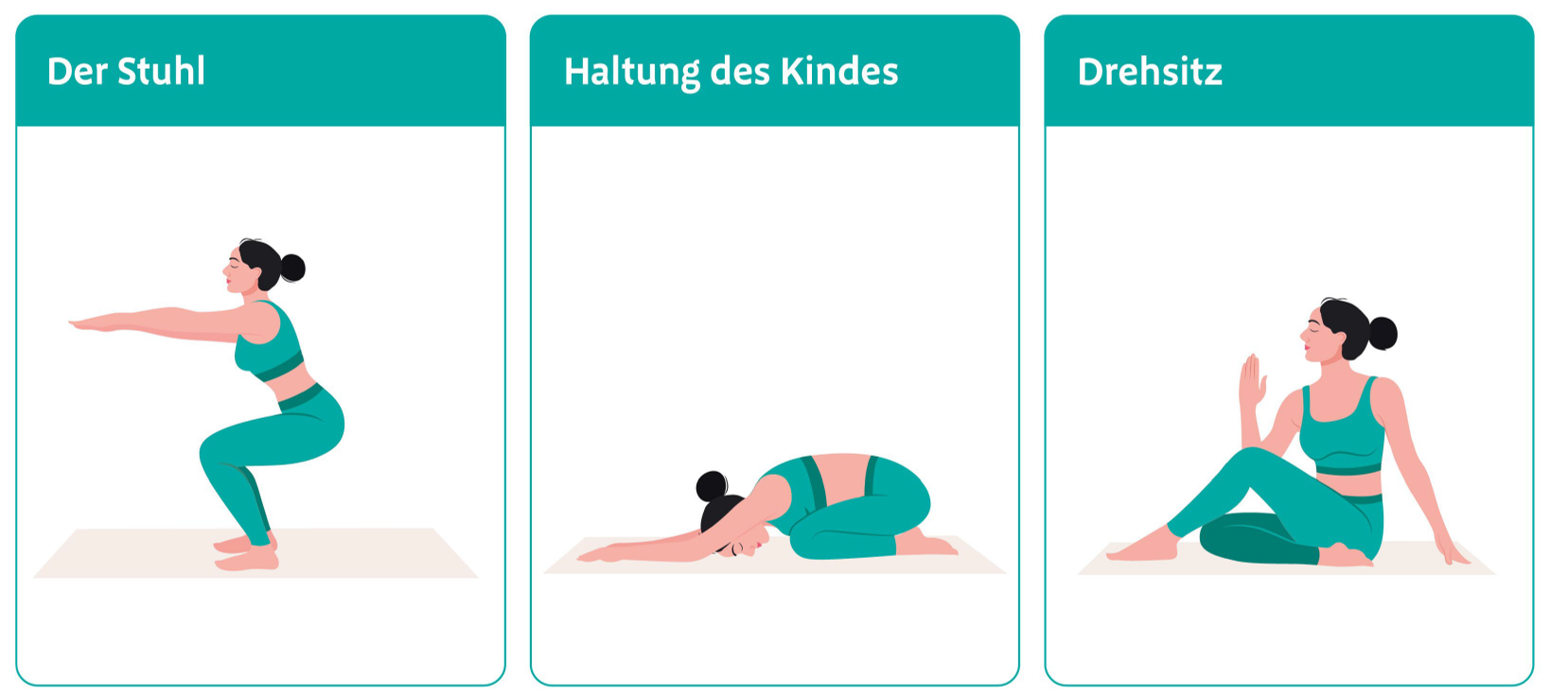Verdauung anregen – so unterstützen Sie Ihren Magen-Darm-Trakt. Yoga Übungen mit Bild für Darmbeschwerden.