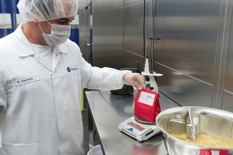 BNO DEProbenzug - Abwiegen