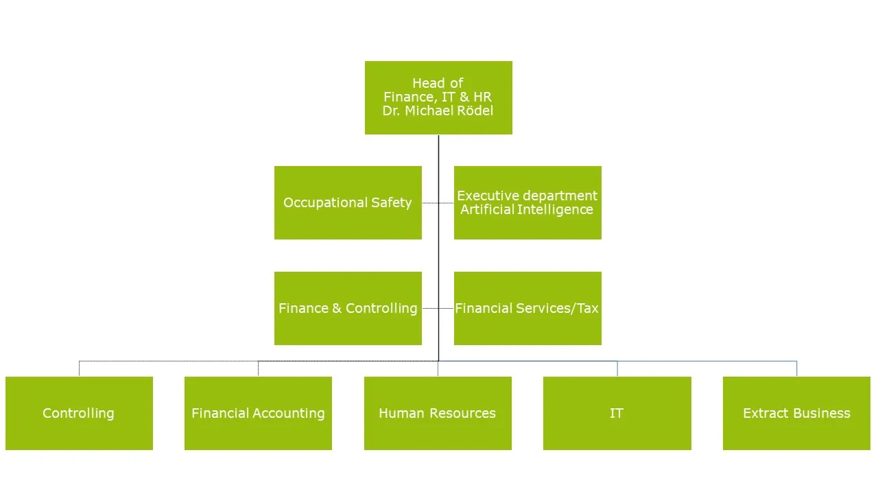Organisational Structure of the CFO's department
