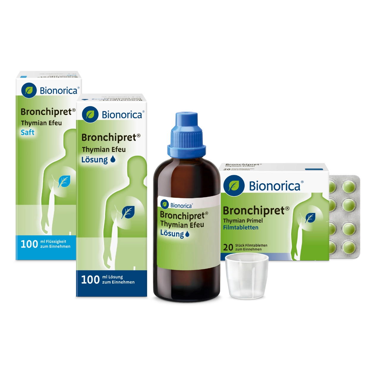 Packshots Produktportfolio frontal