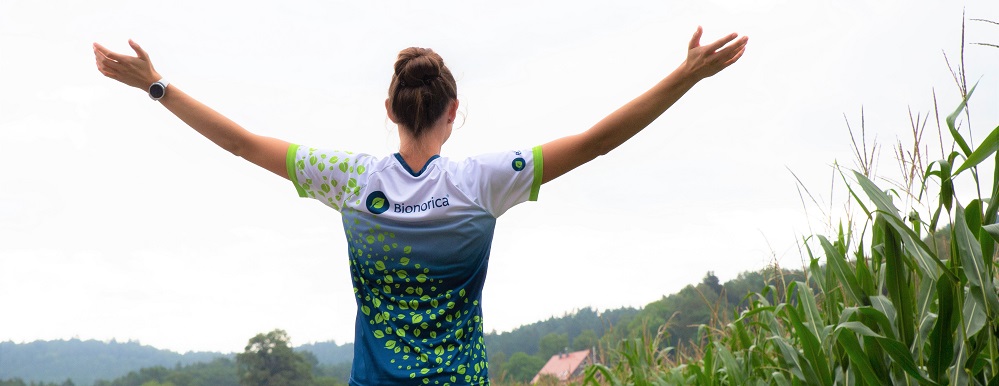 Sportliche Mitarbeiterin