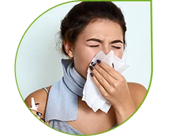 Отсутствие свободного носового дыхания 