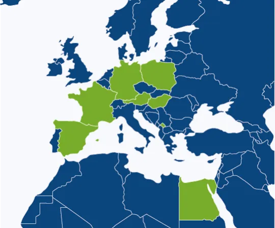 Platser där vi odlar växterna till våra läkemedel