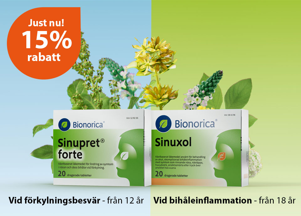 Sinupret Sinuxol 15 % rabatt