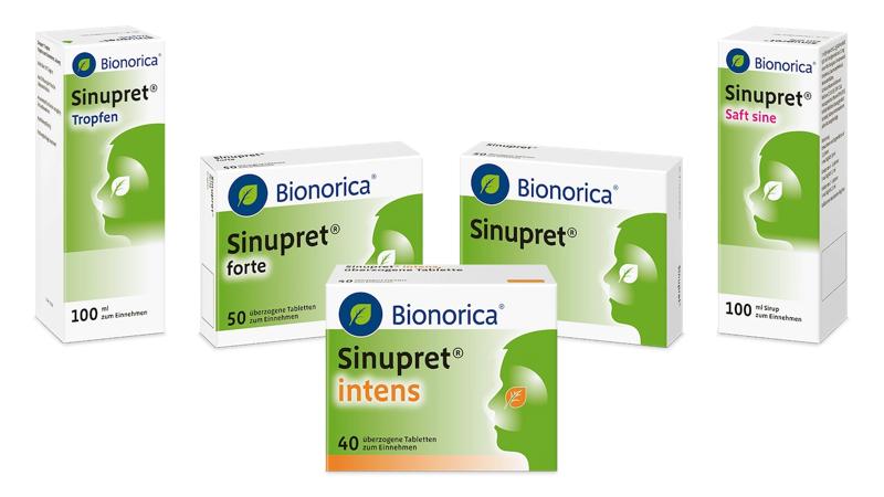 Sinupret Produktpalette