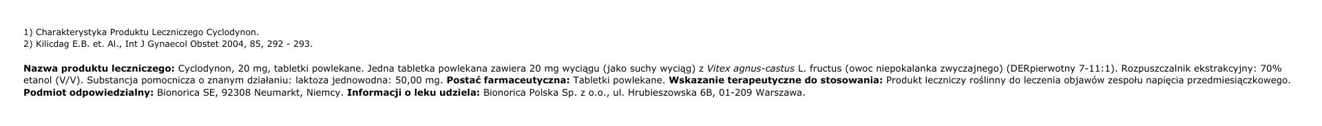 cyclodynon-przypisy