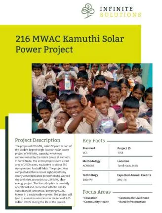 Projektsteckbrief Infinite Solutions