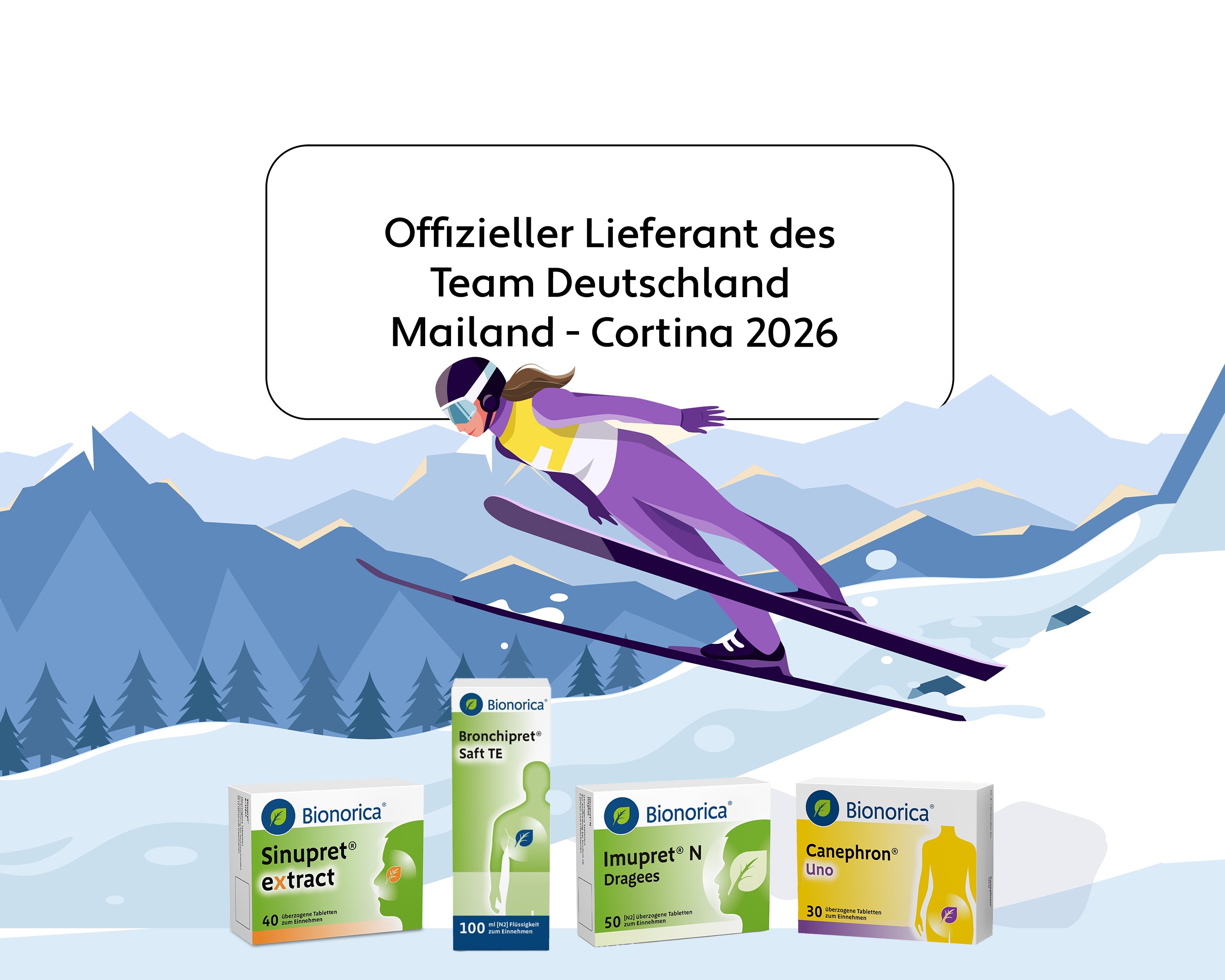 Das Pharmaunternehmen aus Neumarkt in der Oberpfalz ist mit den Präparaten Sinupret® eXtract Tabletten, Sinupret® forte Tabletten, Sinupret® Tropfen, Tonsipret® Tabletten, Tonsipret® Tropfen, Imupret® N Dragees, Bronchipret® Saft, Bronchipret® Thymian Pastillen und Canephron® Dragees vertreten.