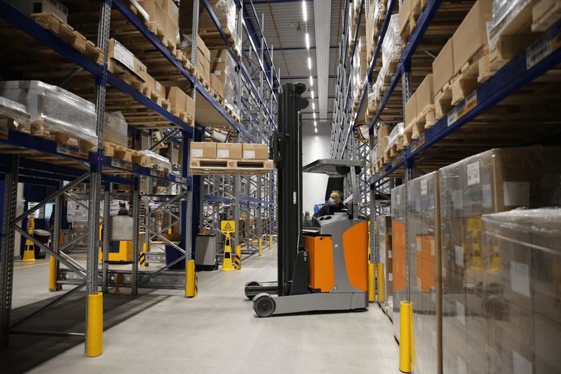 BNO DEHochregallager - Packmittel