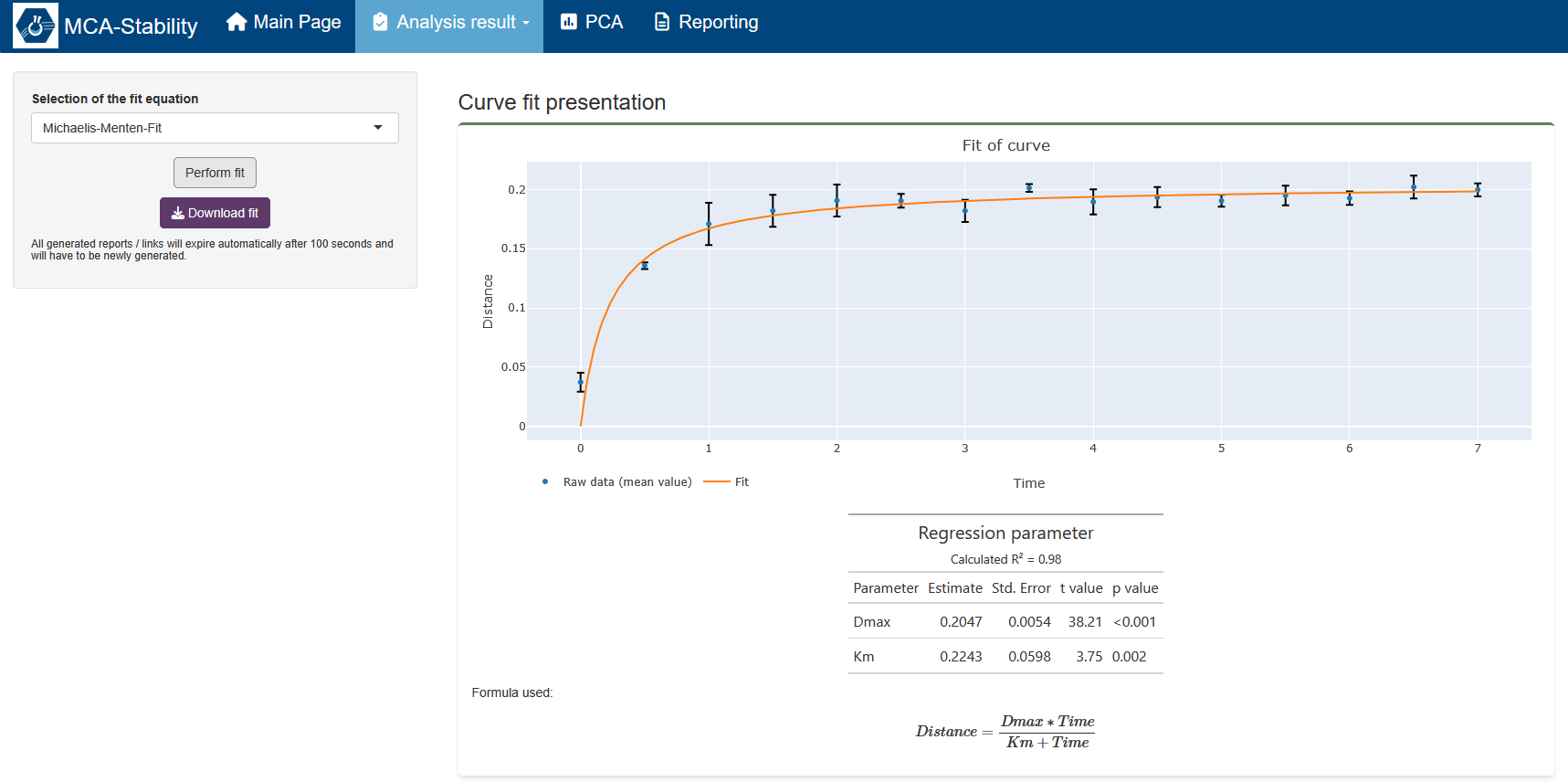 MCA Stability - Screenshot 3
