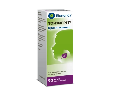 Тонзипрет краплі інструкція