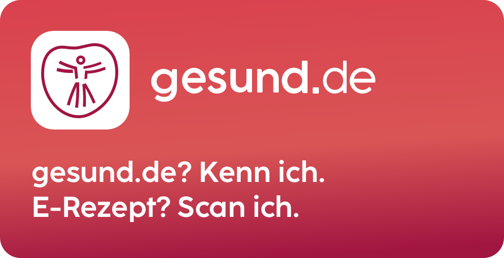gesund.de? Kenn ich. E-Rezept? Scan ich.