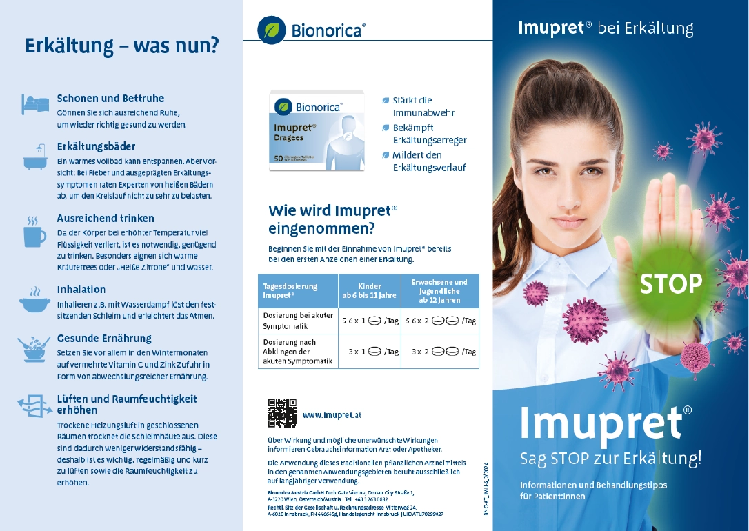 Imupret Infobroschüre