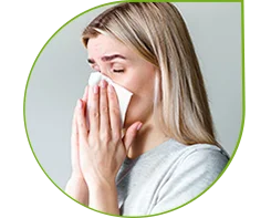 Появление слизистых выделений из носа 