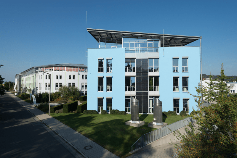 Blaues Haus - Panoramaansicht