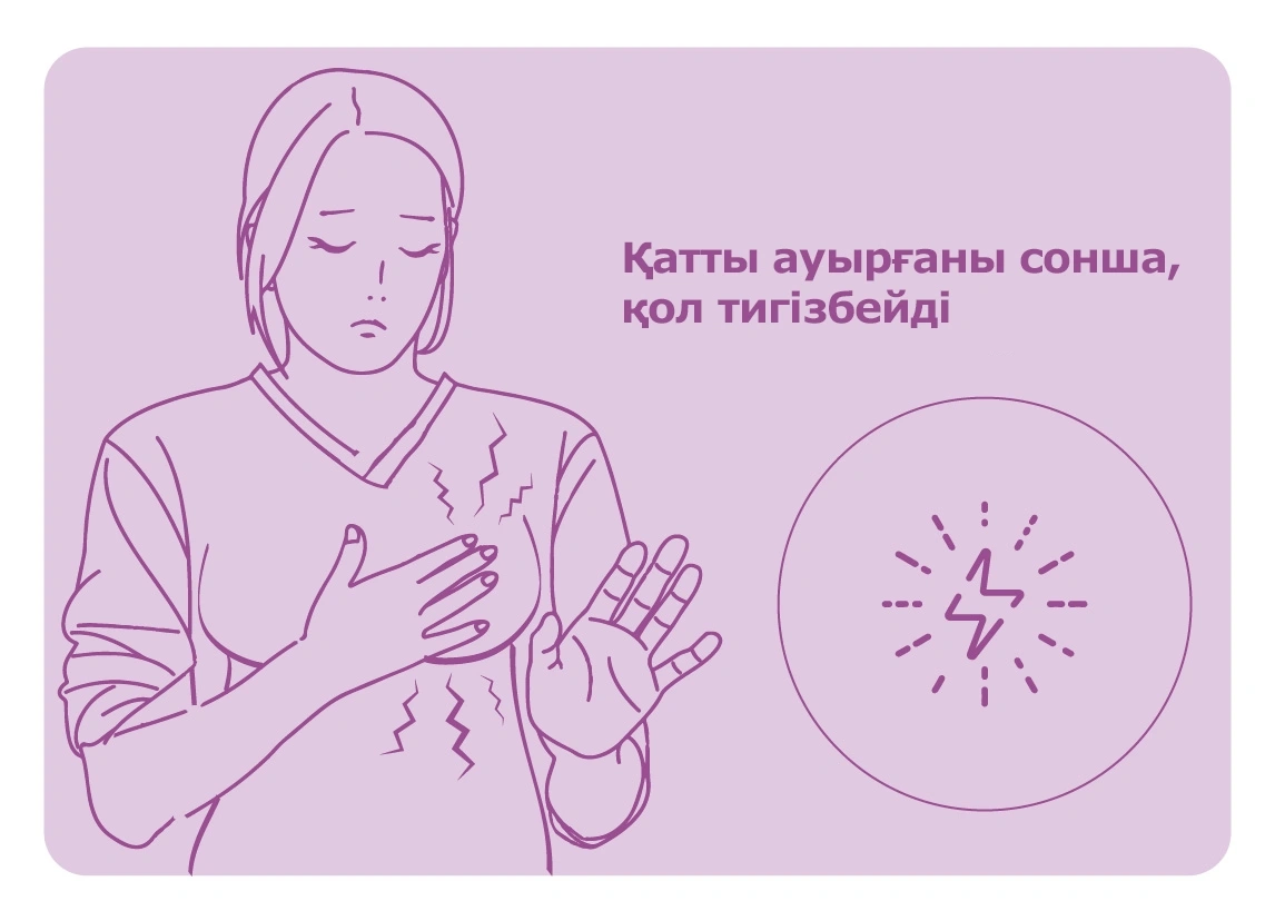 Сүт безі ауырады