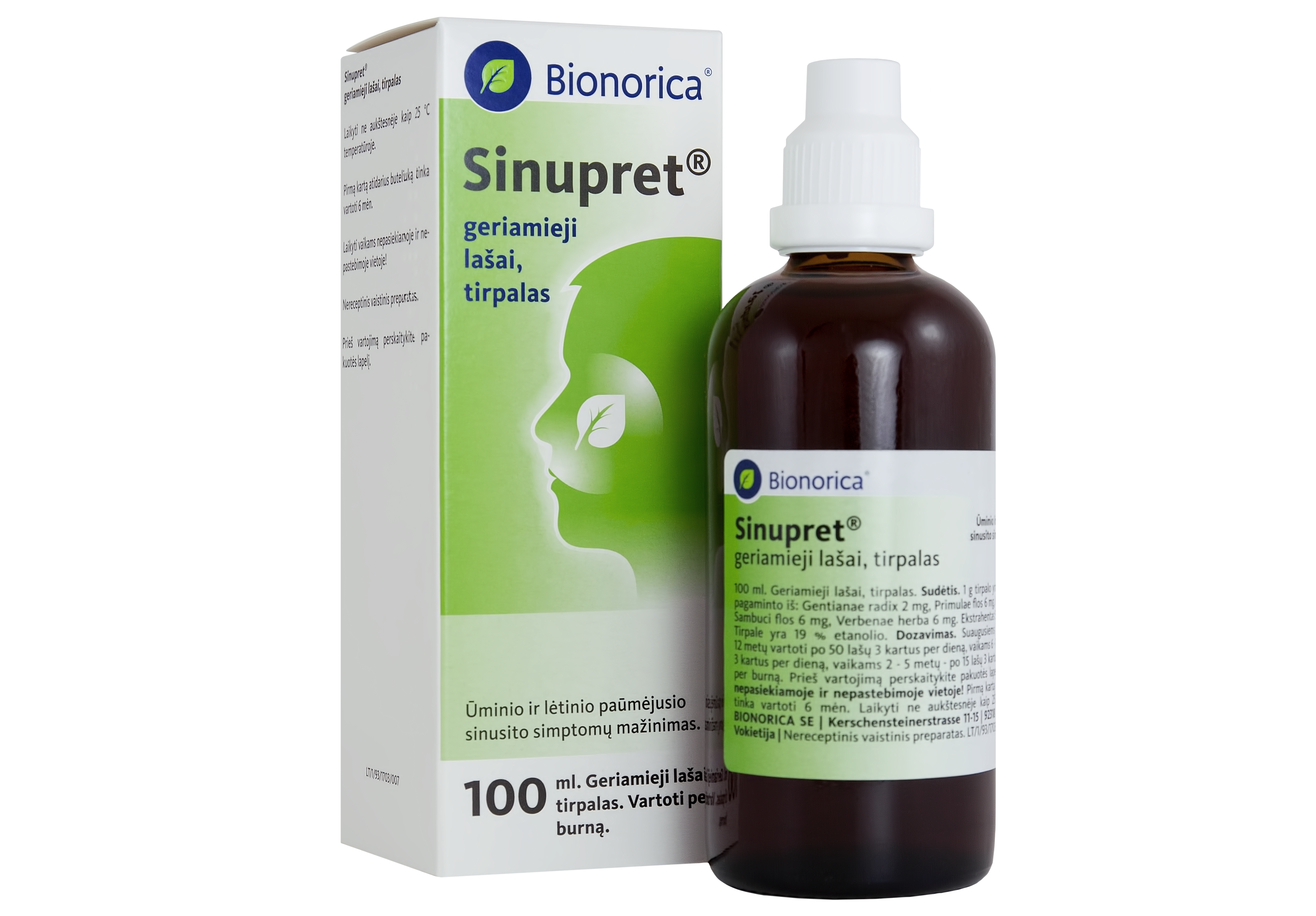 Sinupret® geriamieji lašai, tirpalas