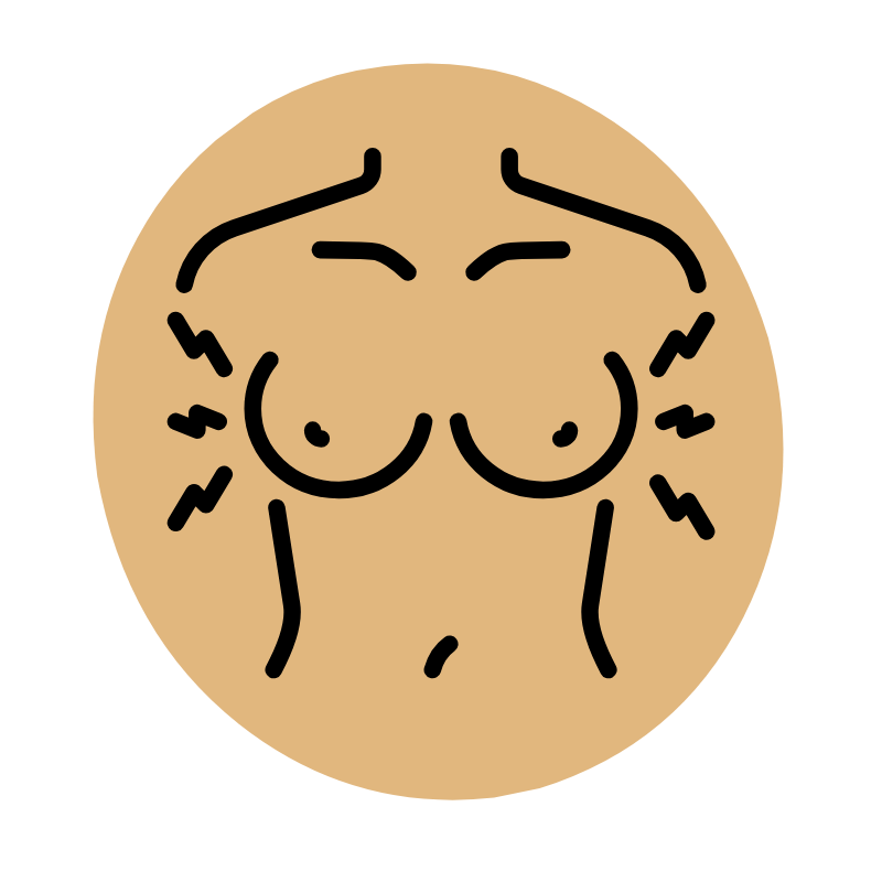 Durere și tensiune la nivelul sânilor