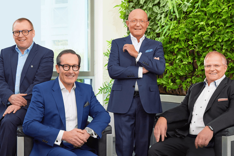 Die vier geschäftsführenden Direktioren Bionorica