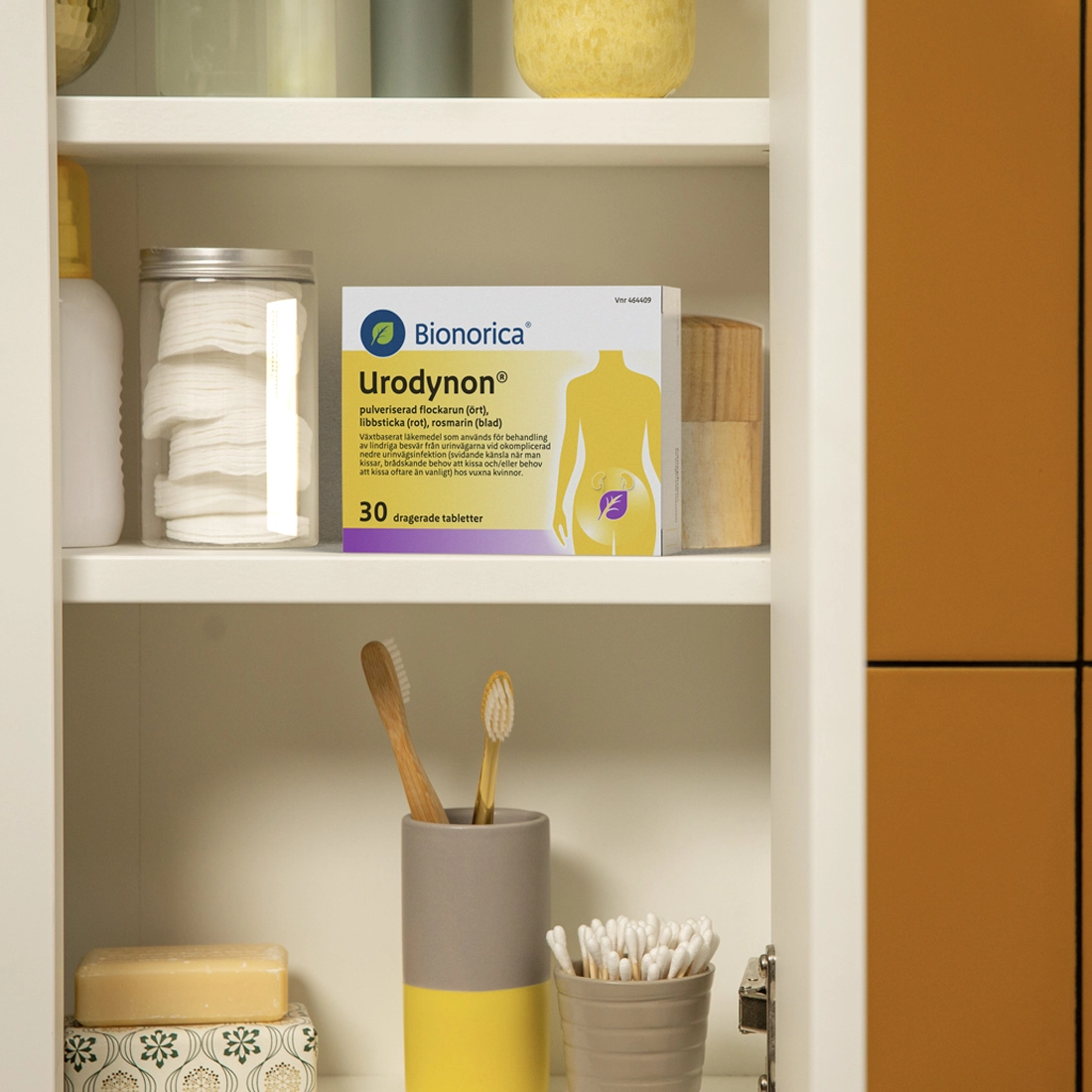 Urodynon packshot på hylla