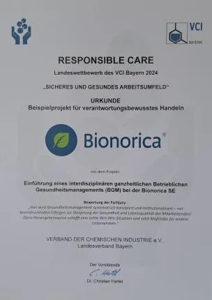Bionorica setzt Maßstäbe für andere Unternehmen 