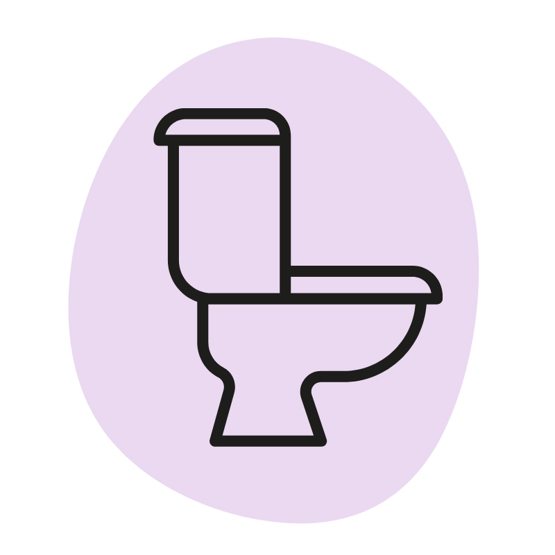 Icon Toilette